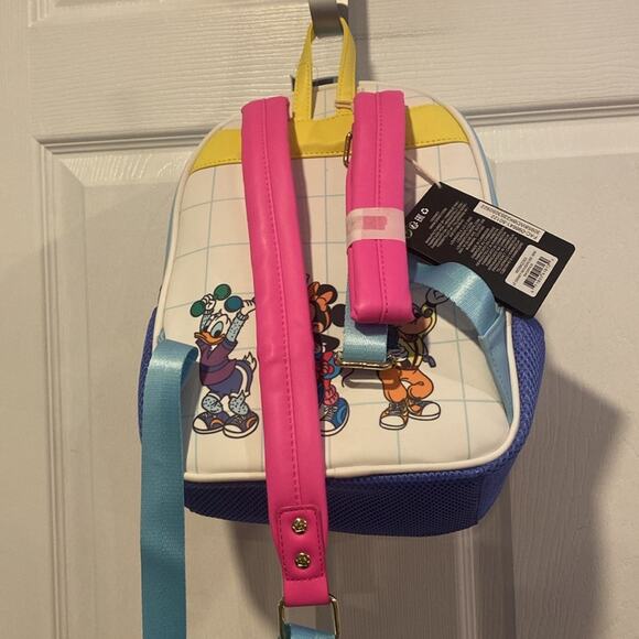 BNWT DISNEY LOUNGEFLY Mousercise Backpack main image 3